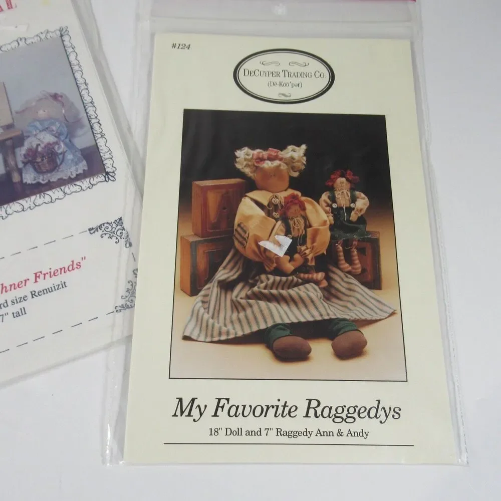 Ragdoll Sewing Kits Lot of 3 Room Freshener Friends Sm Stuff My Favorite Raggedy